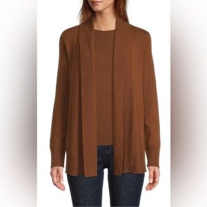 NWT Antonio Melani Ava Ribbed Shawl Collar Long Sleeve Cashmere Cardigan…